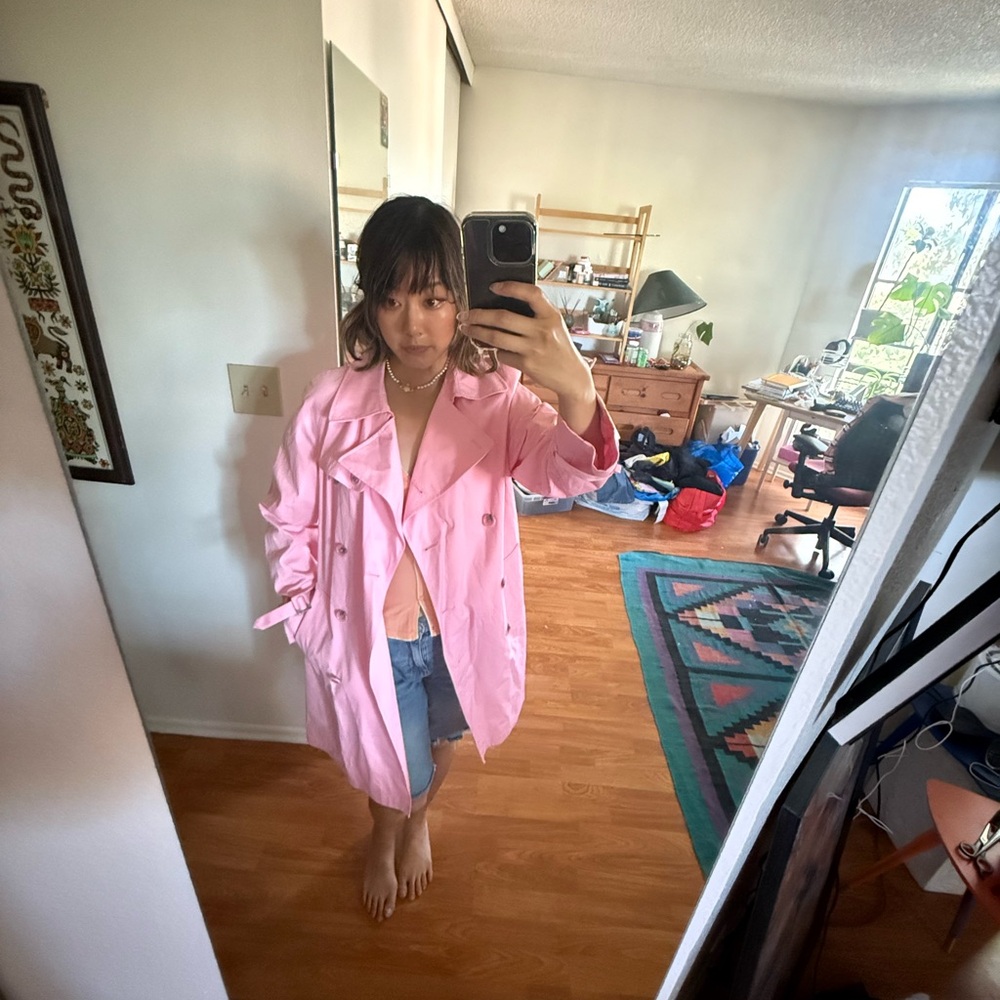 Worthington Pink Women's Trench Coat